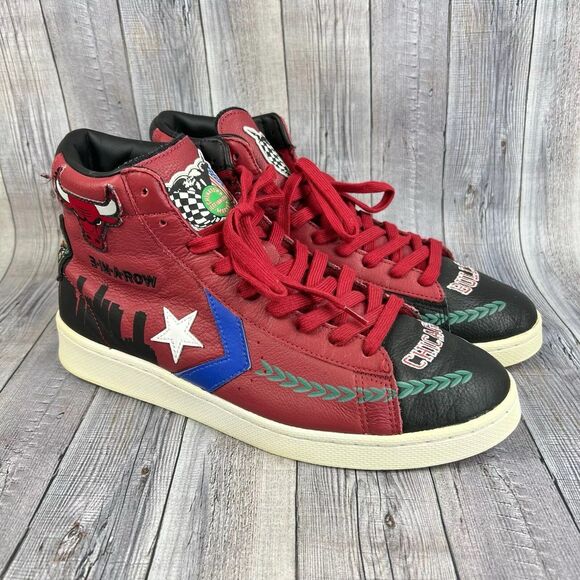 Converse Pro Leather Chinatown Market NBA Chicago Bulls Size 10 US 171241C - Picture 1 of 10